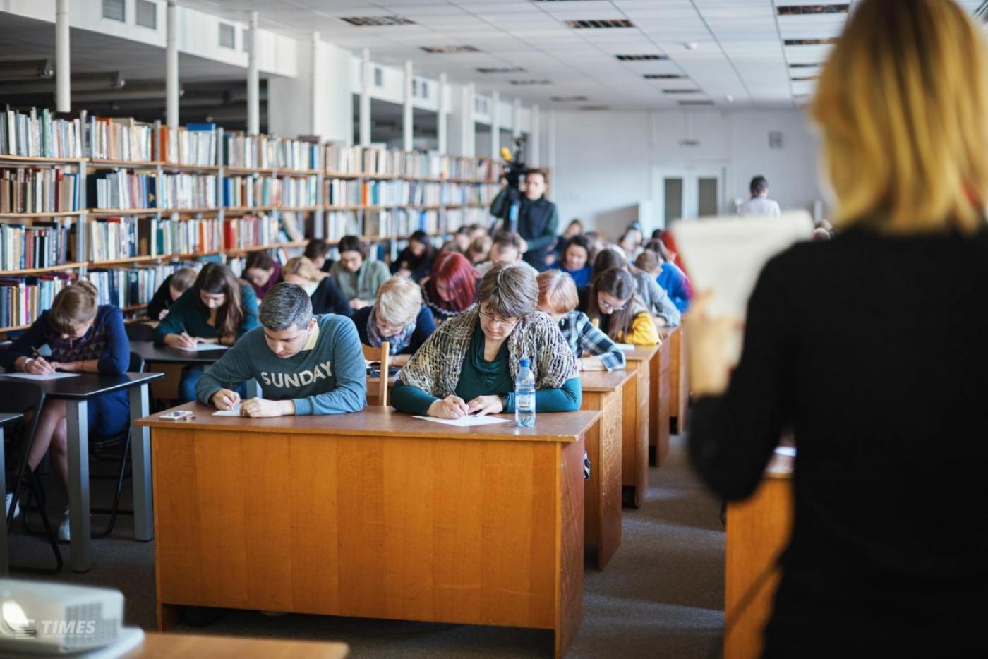 Тотальный диктант прошел и на базе БНТУ